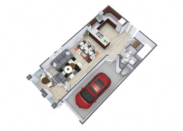Three Bedroom Down Stairs