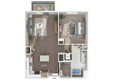 Floor Plan  A3 Floorplan Image at The Quill Apartments in Milford, MA
