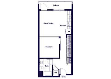 Floor Plan  A01 Floorplan at Idea1 Apartments in in San Diego CA