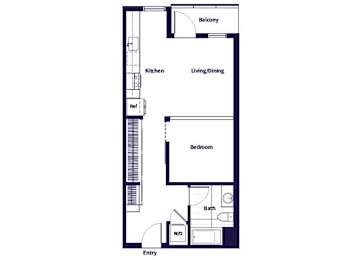 Floor Plan  A02 Floorplan at Idea1 Apartments in in San Diego CA