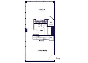 Floor Plan  A03 Floorplan at Idea1 Apartments in in San Diego CA