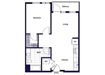 Floor Plan  A09 Floorplan at Idea1 Apartments in in San Diego CA