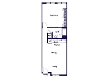 Floor Plan  A13 Floorplan at Idea1 Apartments in San Diego CA