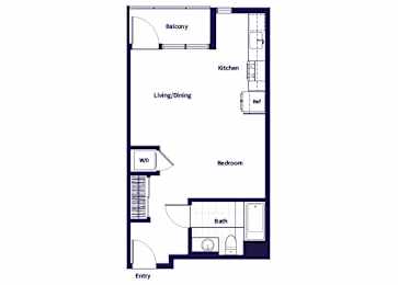Floor Plan  S03 Floorplan at Idea1 Apartments in San Diego CA
