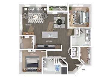 Floor Plan  B06 Floorplan Image at The Belhaven Apartments in Alexandria, VA