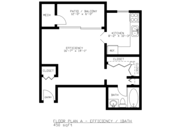  Floor Plan EFFICIENCY