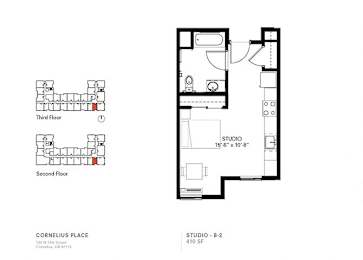  Floor Plan Studio Plan A