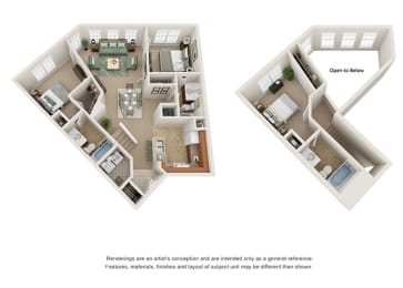 Floor Plan options at Villiages at Carver in Atlanta, Georgia