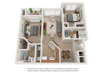 Floor Plan options at Villages at Carver in Atlanta, Georgia