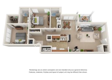 Floor Plan options at Villages at Carver in Atlanta, Georgia