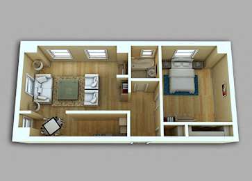 1 Bedroom - Model 18