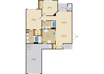 Two bedroom apartments in Cedar Knolls of Hanover