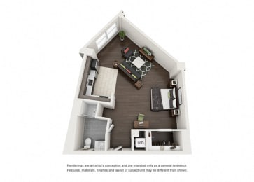 Dominion studio floor plan