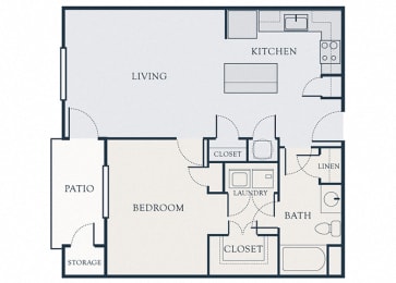 Glenbrook Apartments - A2 - 1 bedroom and 1 bath