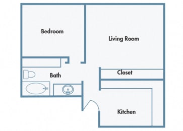 910 Penn Apartments - A4 - 1 bedroom and 1 bath