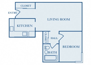 Quality Hill Towers - A9 - 1 bedroom - 1 bath