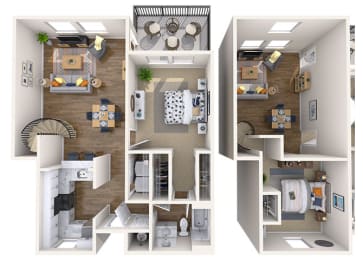 SilverMaple Floor Plan at Reedhouse Apartments, Idaho