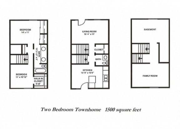 Floor Plan  Townhome Floor Plan