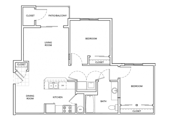 Floor Plan  2x1 floorplan at GATEWAY BY VINTAGE, Washington, 98387