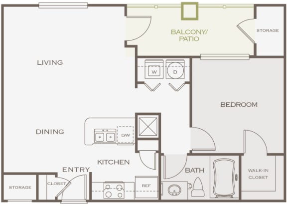 The Fairways - A2 Glenn Abbey - 1 Bedroom 1 Bath