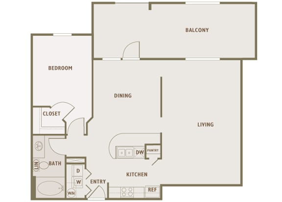 Monterra Las Colinas - A7 - 305 - 1 bedroom - 1 bath