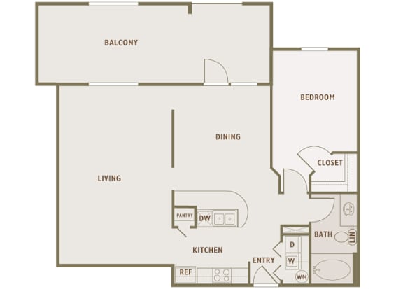Monterra Las Colinas - A7 - 310 - 1 bedroom - 1 bath