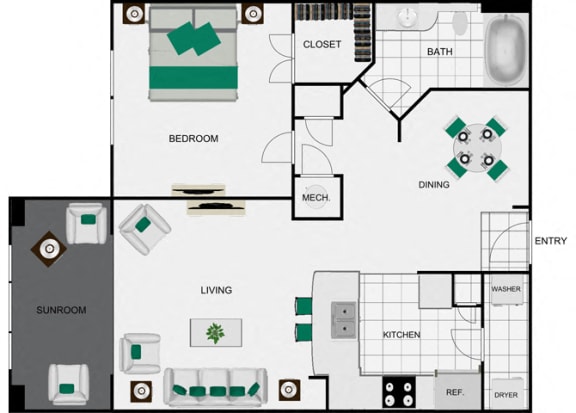 floor plan view for arlo westchase