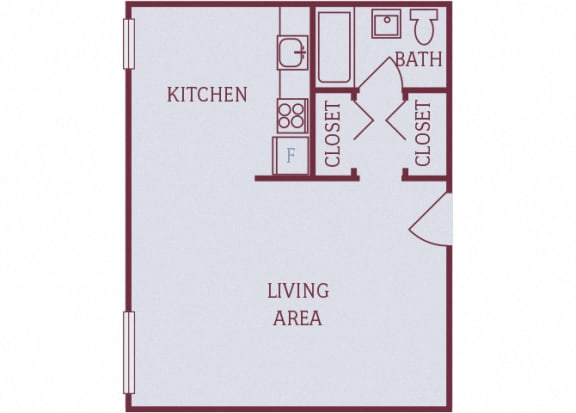 The Buckingham - A2 - studio - 1 bath