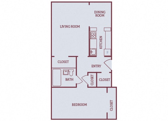 The Commodore - A7 - 1 bedroom - 1 bath