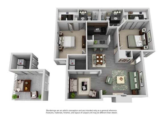 The Westside Apartment Homes 2 Bedroom 2 Bath The Westside Apartment Homes 2 Bedroom 2 Bath