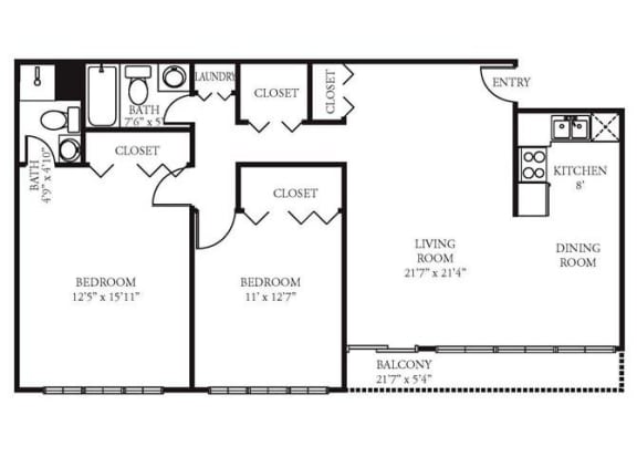 Vista Apartment Homes - 2 Bedroom 2 Bath Apartment Vista Apartment Homes - 2 Bedroom 2 Bath Apartment