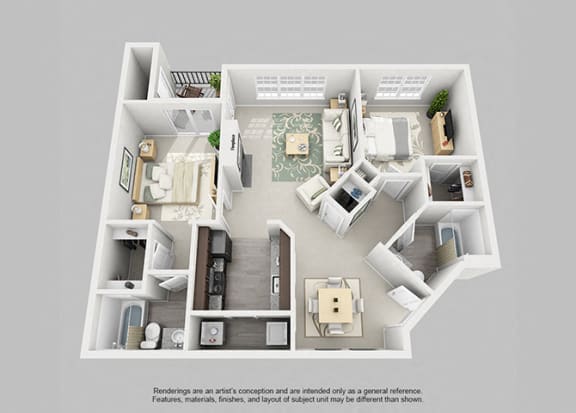 Perimeter 5550 Apartment Homes - 2 Bedroom 2 Bath Apartment Perimeter 5550 Apartment Homes - 2 Bedroom 2 Bath Apartment