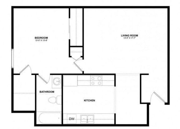 Arctic Sun Apartments - Floorplan