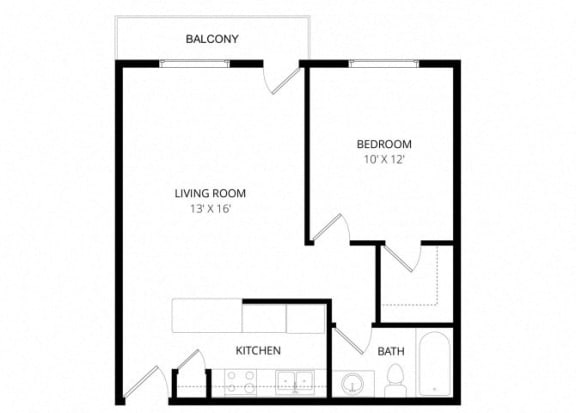 Floor Plan  Continental Apartments - Floorplan