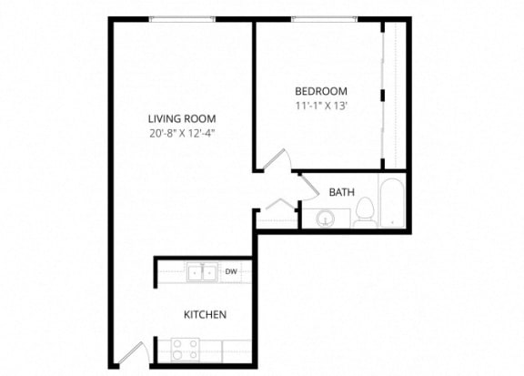 The Greenbriar Apartments - Floorplan