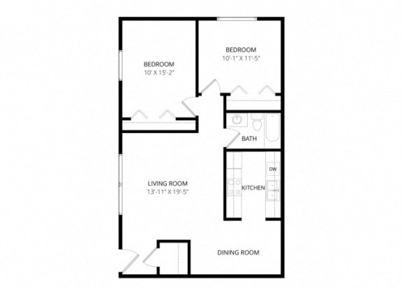 Rancho Tudor Apartments - Floorplan