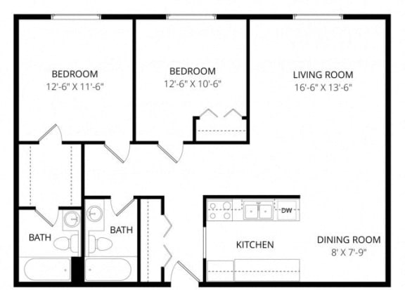 Taiga Apartment - Floorplan