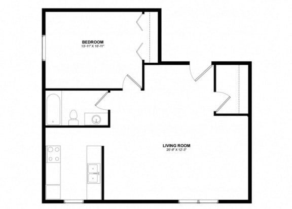 Floor Plan  Deer Park Apartments - Floorplan
