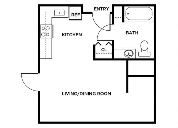 1 2 Bedroom Apartments in Federal Way WA Floor Plans