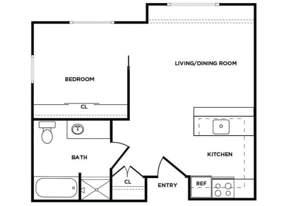 1 2 Bedroom Apartments in Federal Way WA Floor Plans