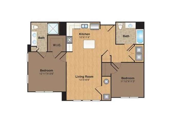 A-2 floor plan. at 221 Bergen, New Jersey