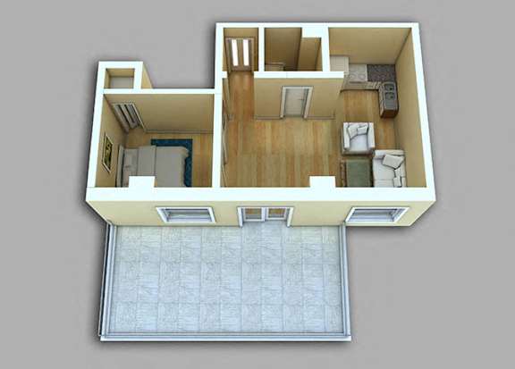 1 Bedroom - 1006