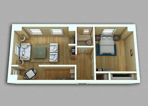 1 Bedroom - Model 18