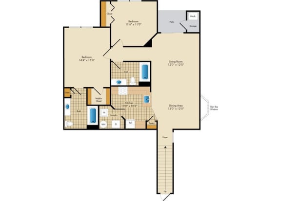 Two bedroom apartments in NJ