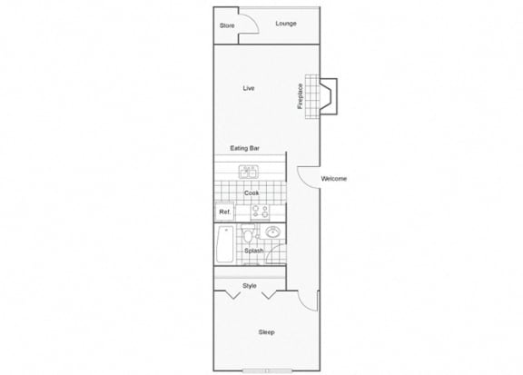 Floor Plan  Constellation Apartments Vela Floor Plan
