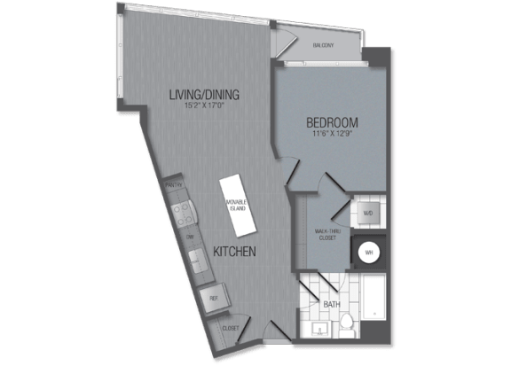 M.1B10 Floor Plan M.1B10 Floor Plan at TENmflats, Columbia, MD, 21044