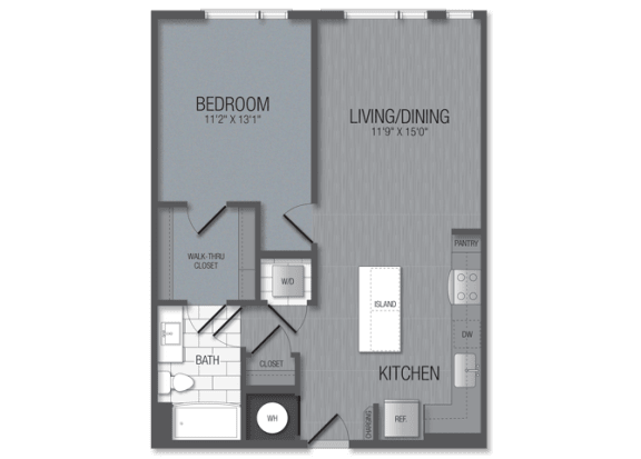 M.1B3 Floor Plan M.1B3 Floor Plan at TENmflats, Columbia