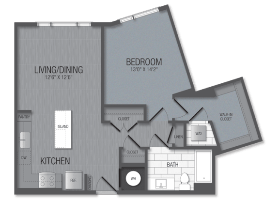 M.1E1 Floor Plan M.1E1 Floor Plan at TENmflats, Columbia