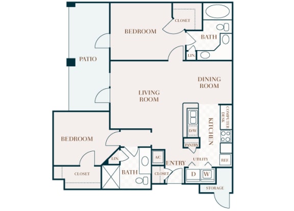 Delayne 2D B2 floor plan