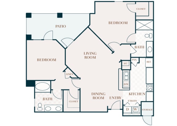 Delayne 2D floor plan B3